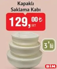 KAPAKLI SAKLAMA KABI 3'LÜ